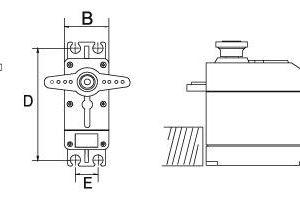 s0650 servo digital 55Kg