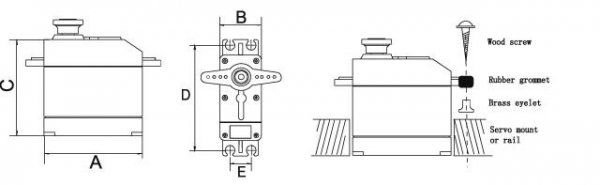 s0650 servo digital 55Kg