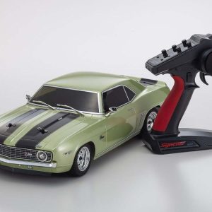 1/10 Scale Radio Controlled Electric Powered 4WD FAZER Mk2 FZ02 Series Readyset 1969 Chevy® Camaro® Z/28 Frost Green 34418T2